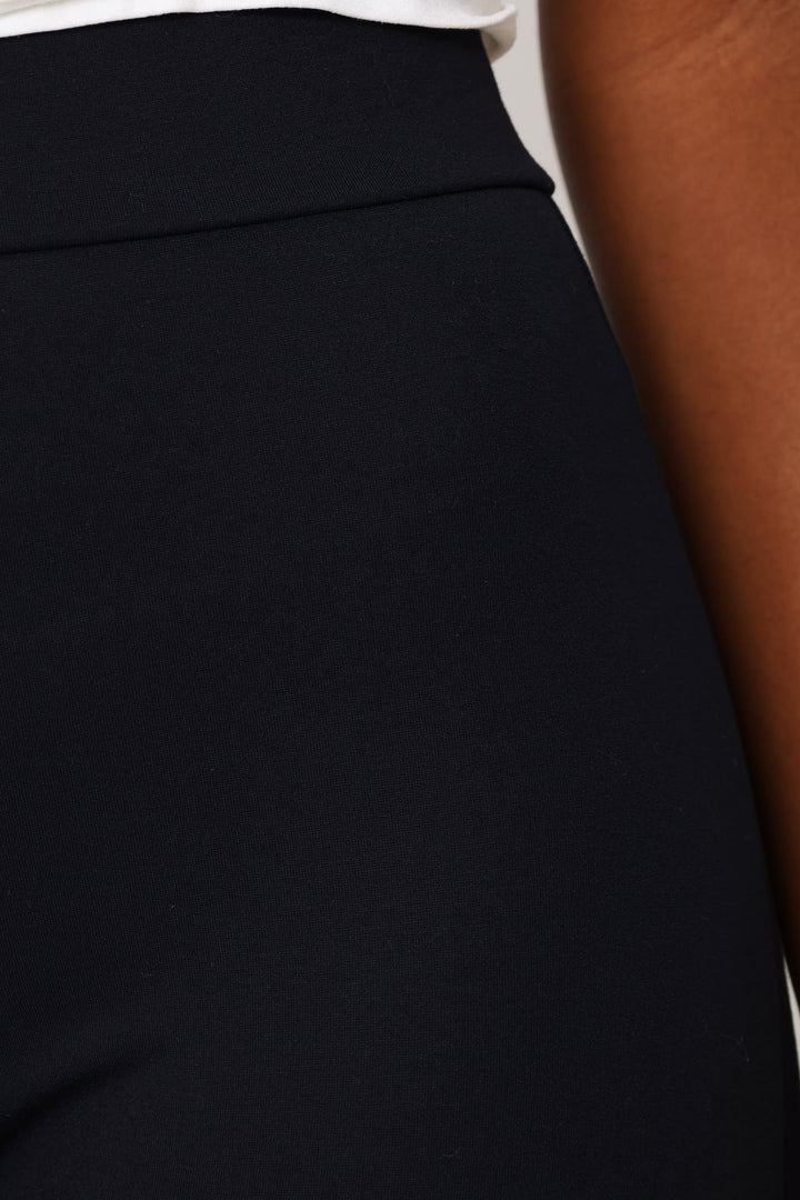 Wide Wasitband Ponte Legging - Navy