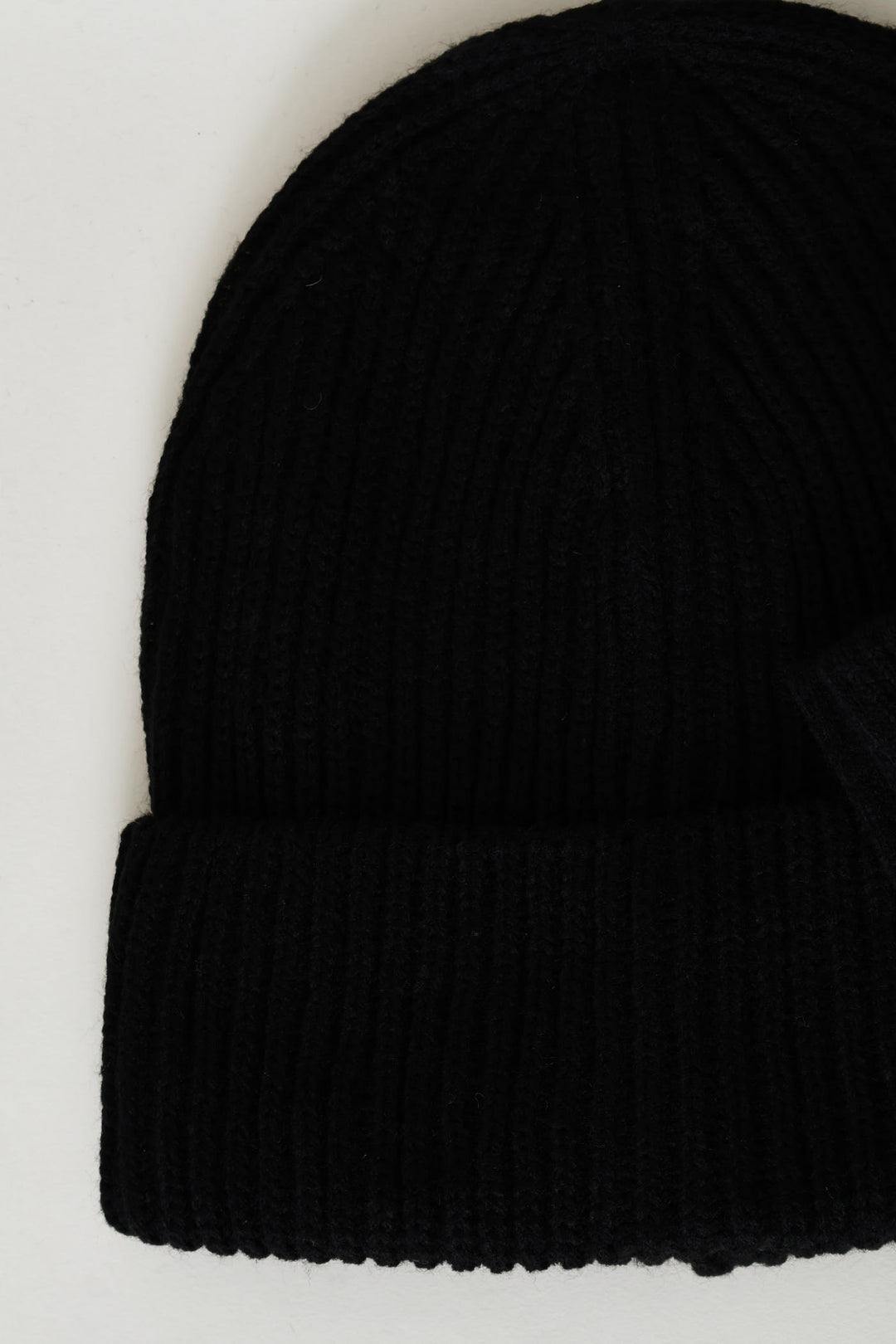 Turn Up Beanie & Glove Set - Black