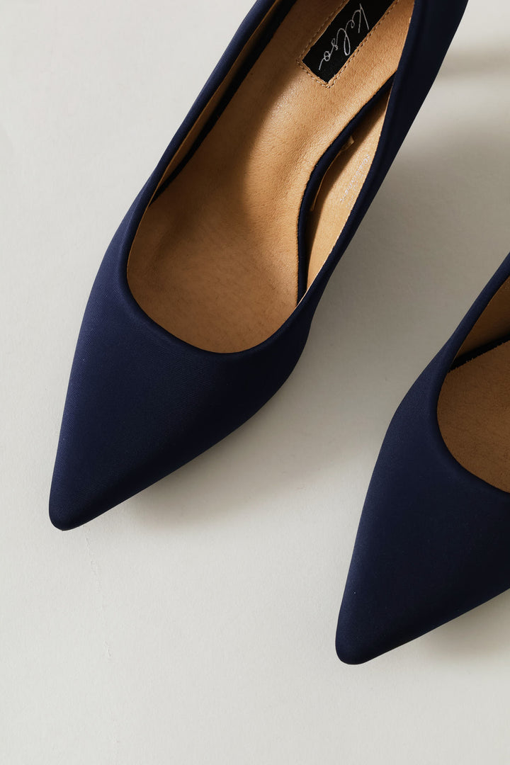 Mid Court Neoprene Heel - Navy