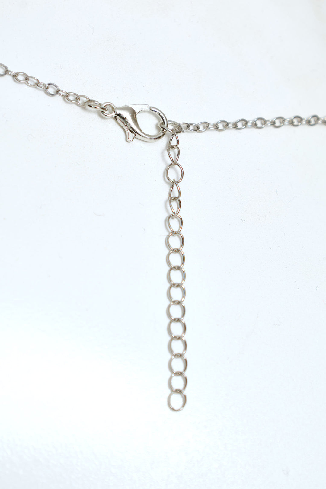 2 Pack Diamante Pearl Bead Stud & Pendant Set - Silver