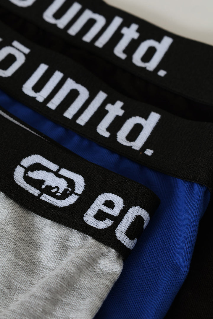 3 Pack Trunks - Black/Blue/Grey