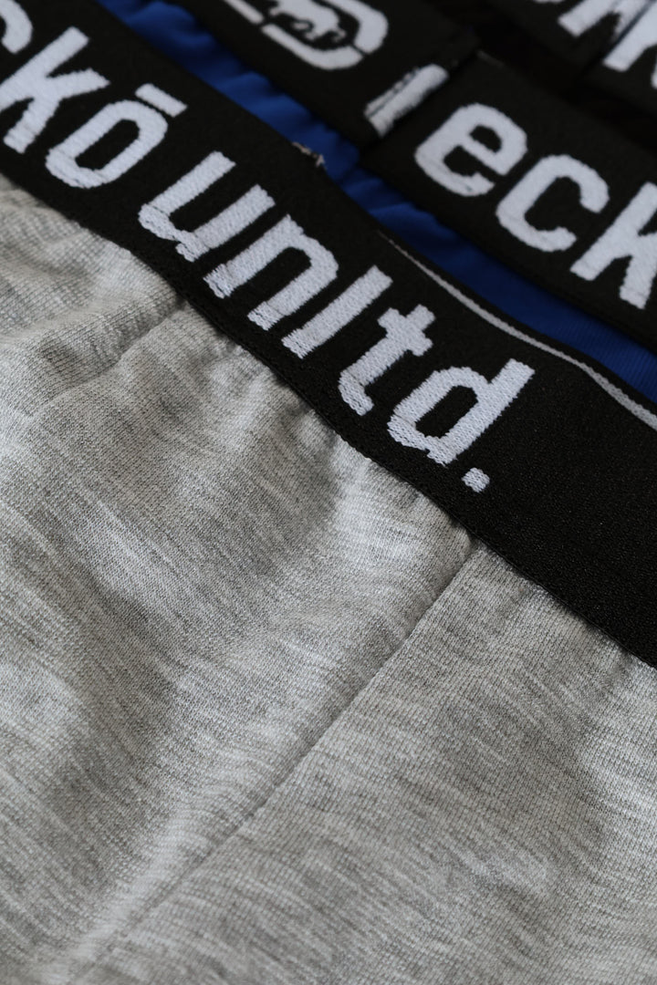 3 Pack Trunks - Black/Blue/Grey