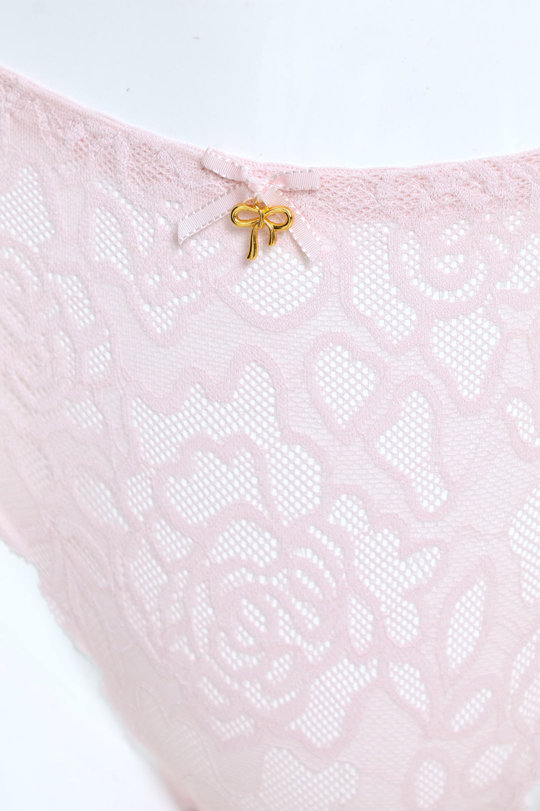 Lace Bikini Panty - Pink