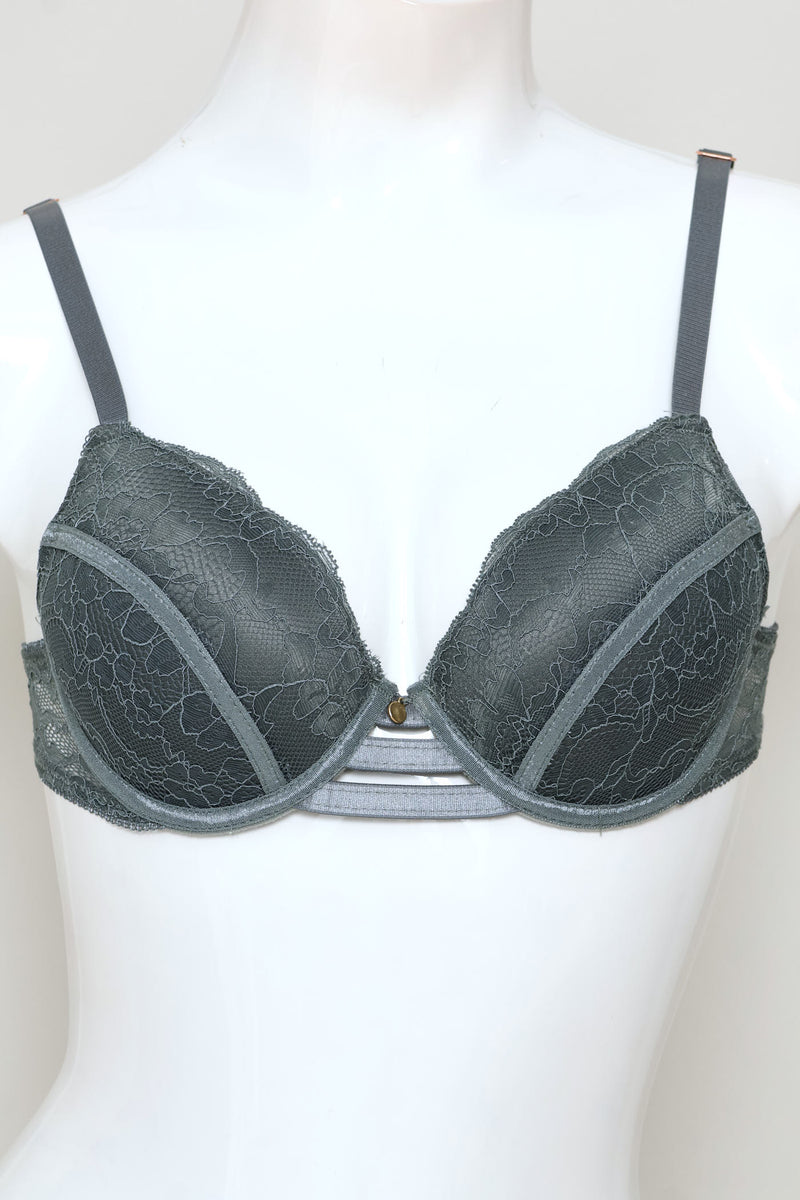2 Pack T-Shirt Bra - Navy/Grey