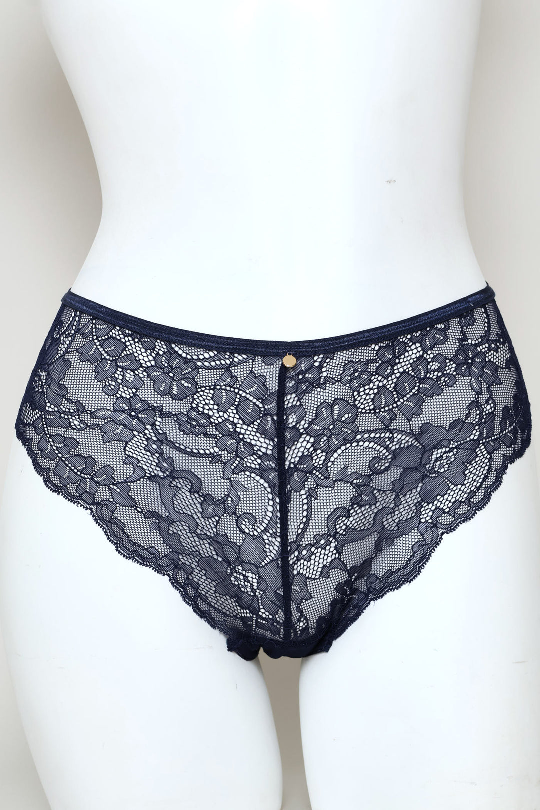 2 Pack Brazilian Panties - Navy/Grey