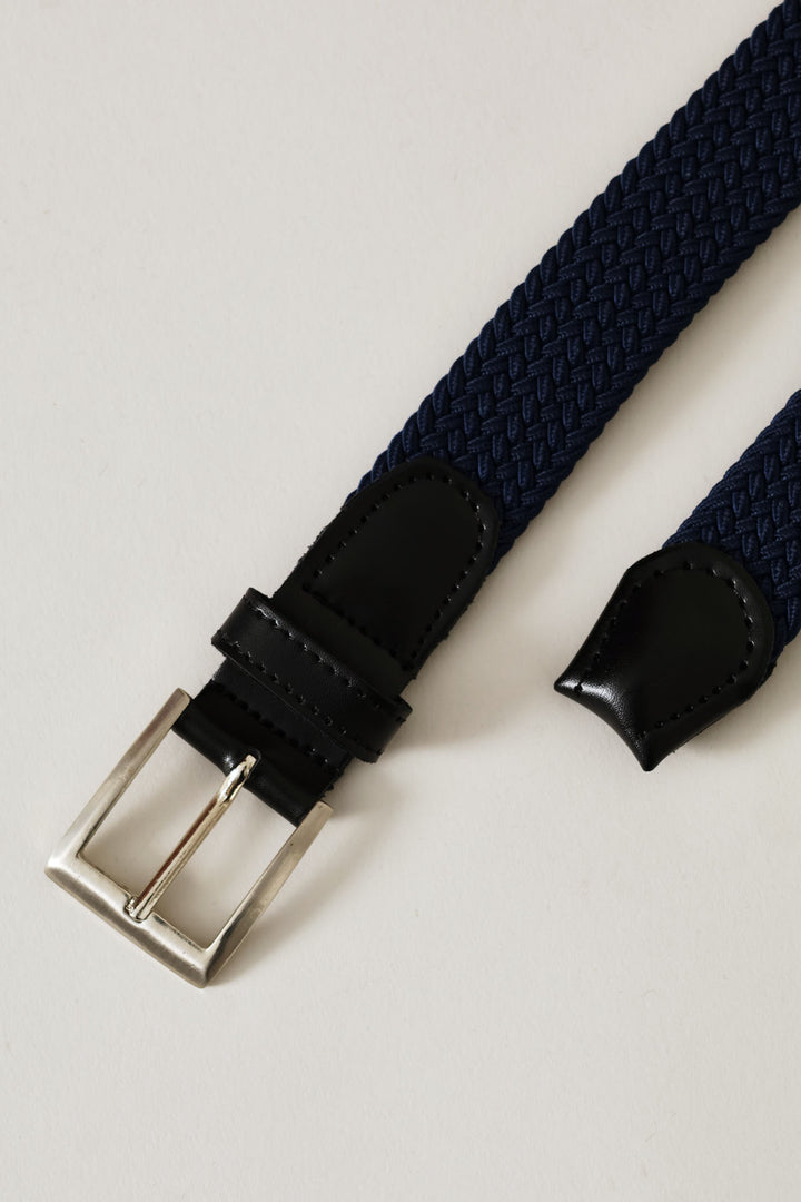 Boys Elasticated Belt - Navy