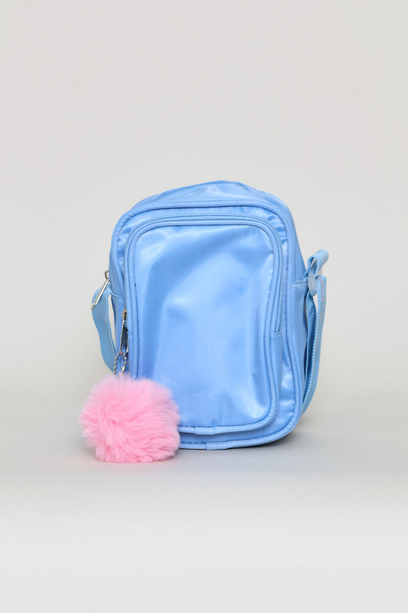 Girls Blue Nylon Sling - Blue