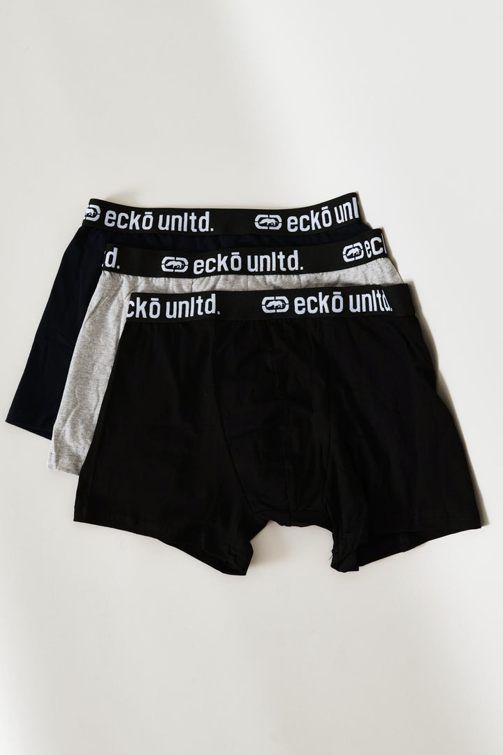 3 Pack Trunks - Black/Navy/Grey