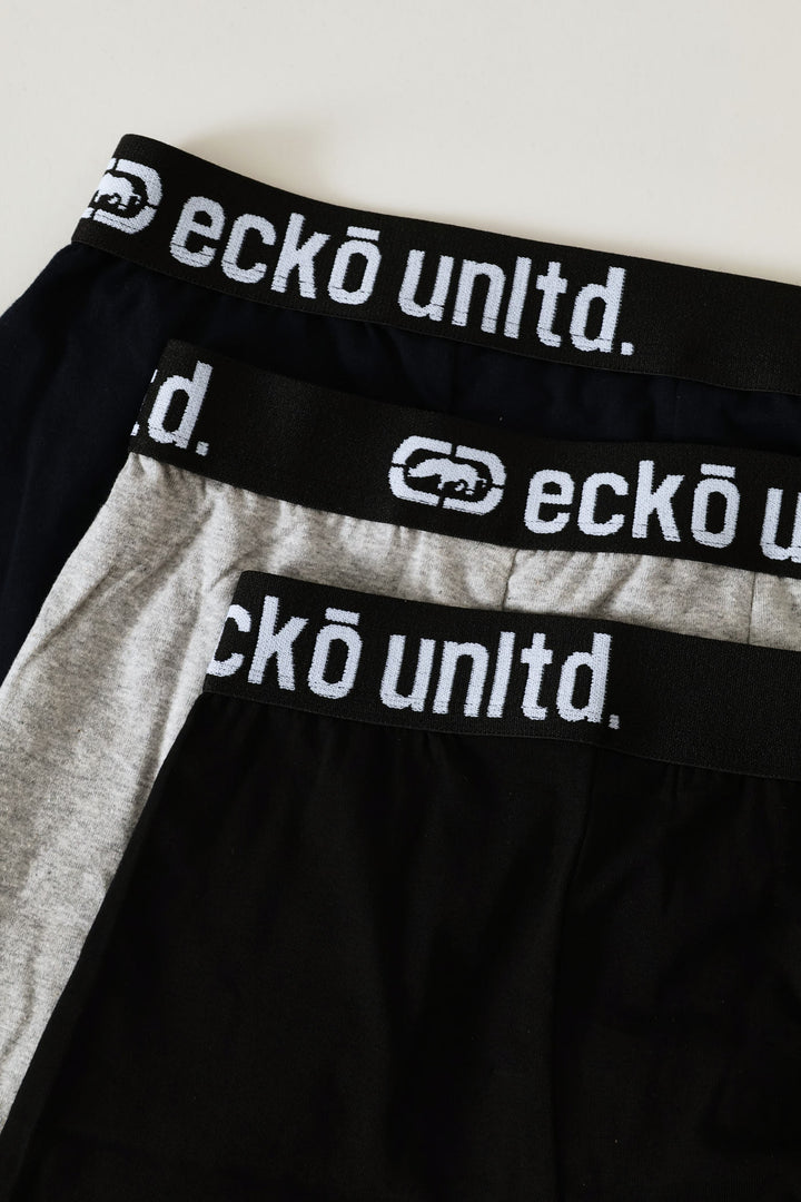 3 Pack Trunks - Black/Navy/Grey