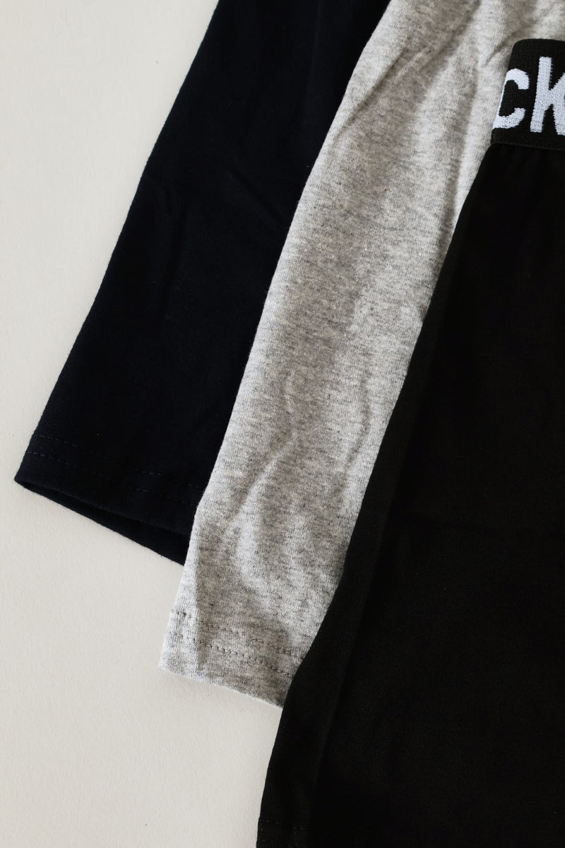 3 Pack Trunks - Black/Navy/Grey