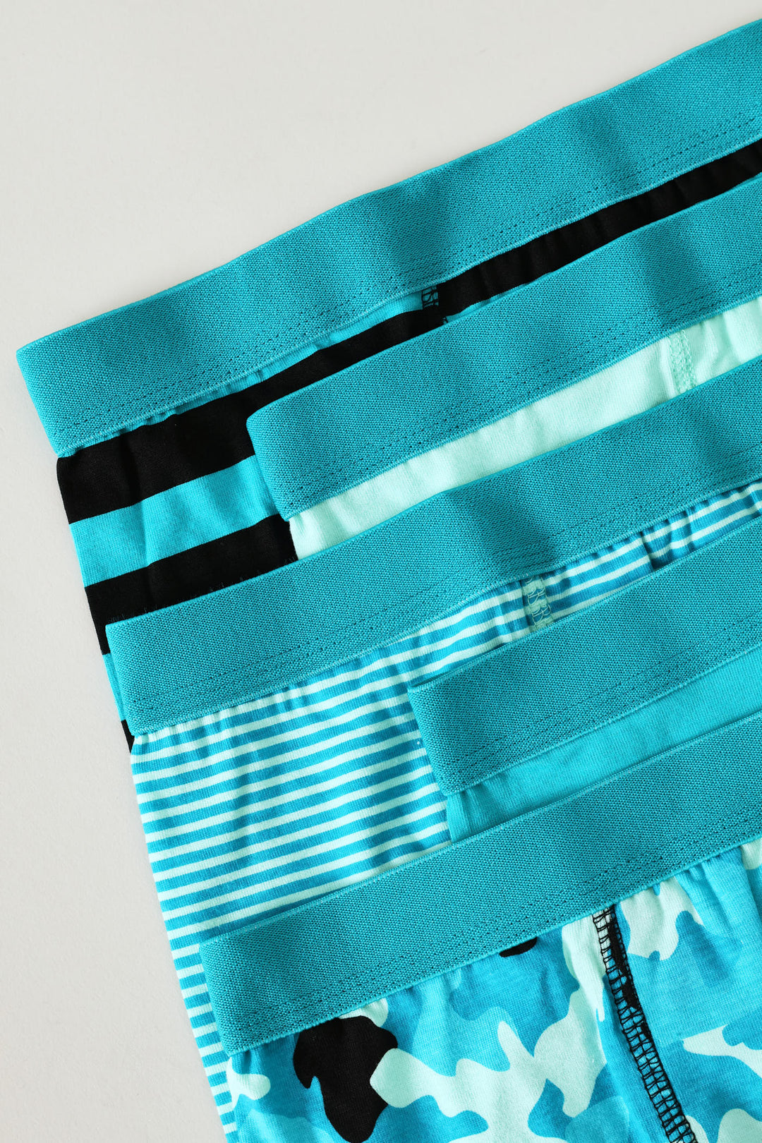 Boys 5 Pack Printed Camo Boxers - Green