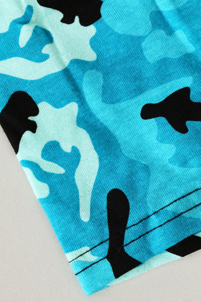 Boys 5 Pack Printed Camo Boxers - Green