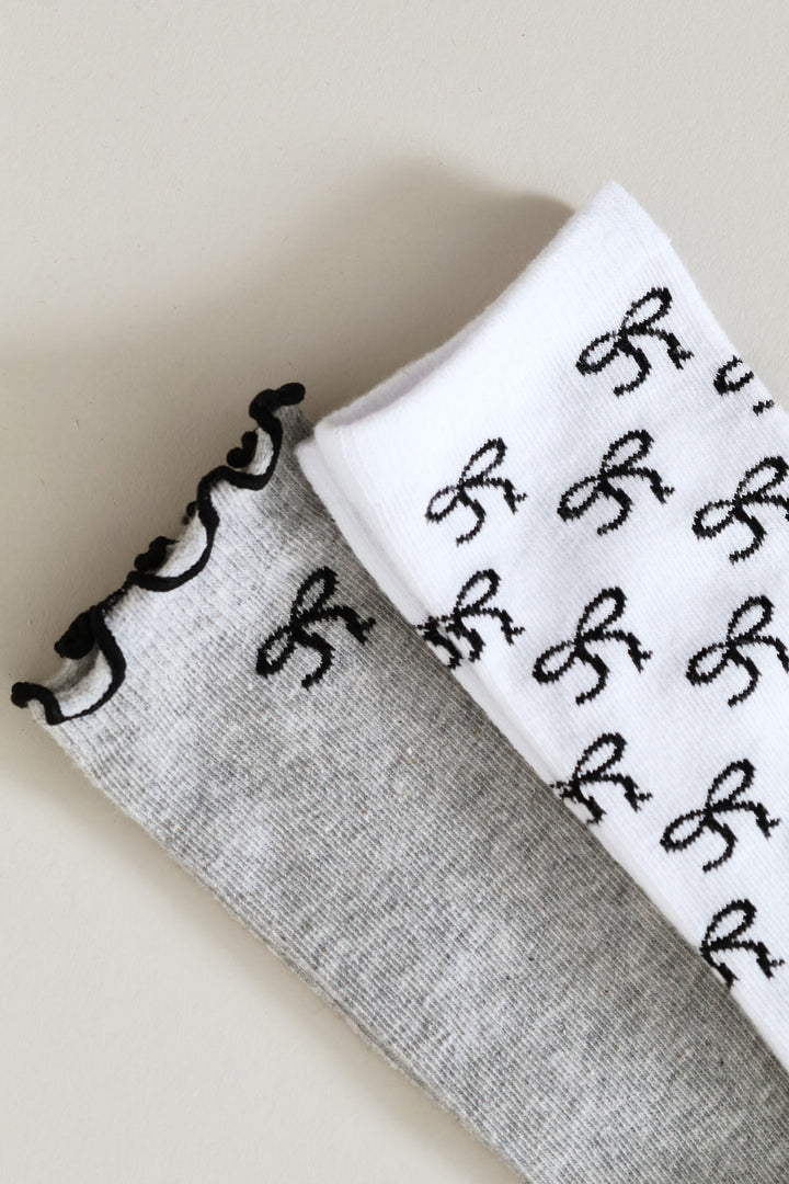 2 Pack Lettuce Edge Crew Socks - Multi