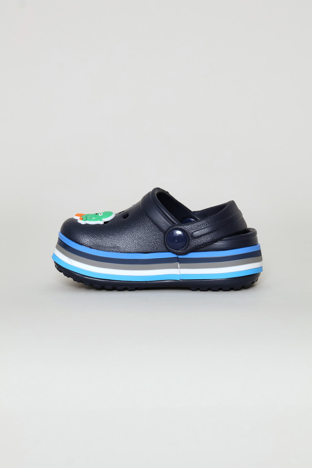 Baby Boys Sea Stripe Clog - Navy