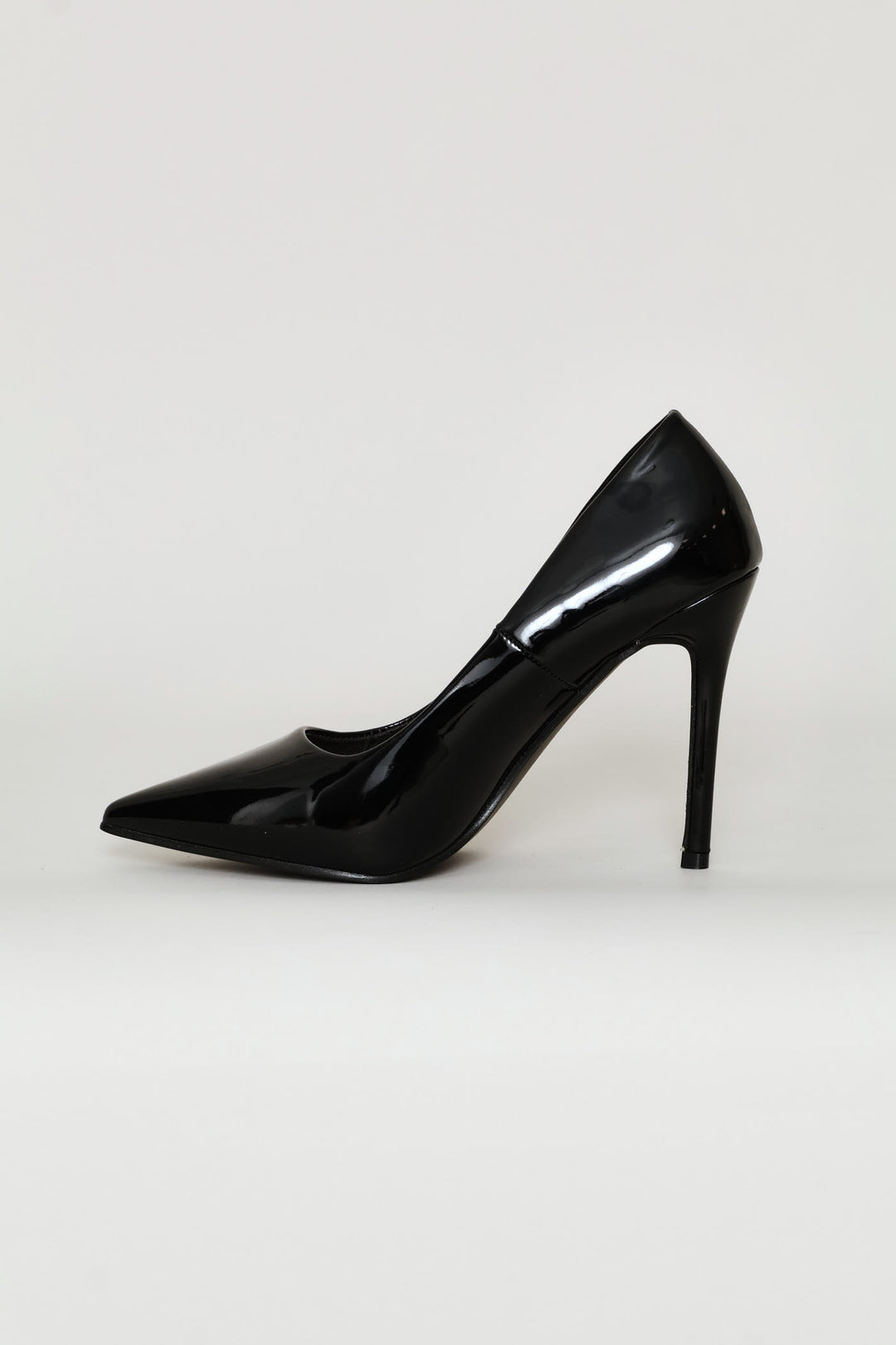 Patent Pointy Heel - Black