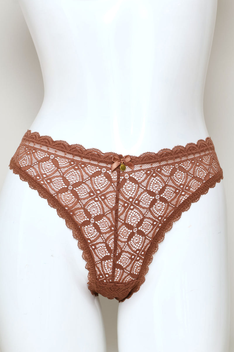 2 Pack Galloon Lace Brazilian Panties