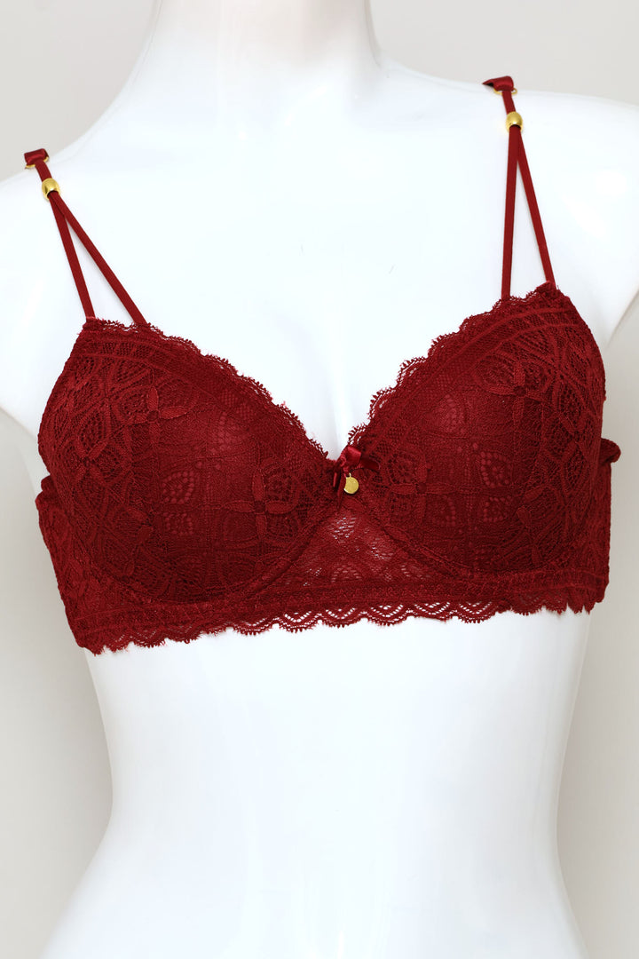2 Pack Galloon Lace Balconette Bra