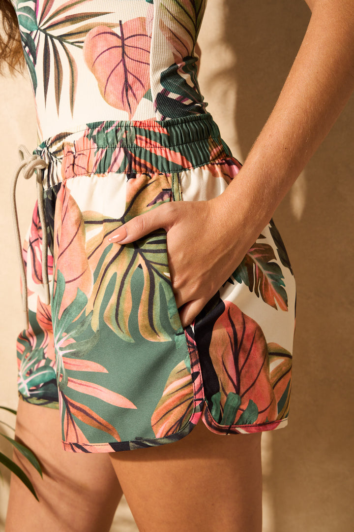 Spring Leaf Swim Shorts - Multi