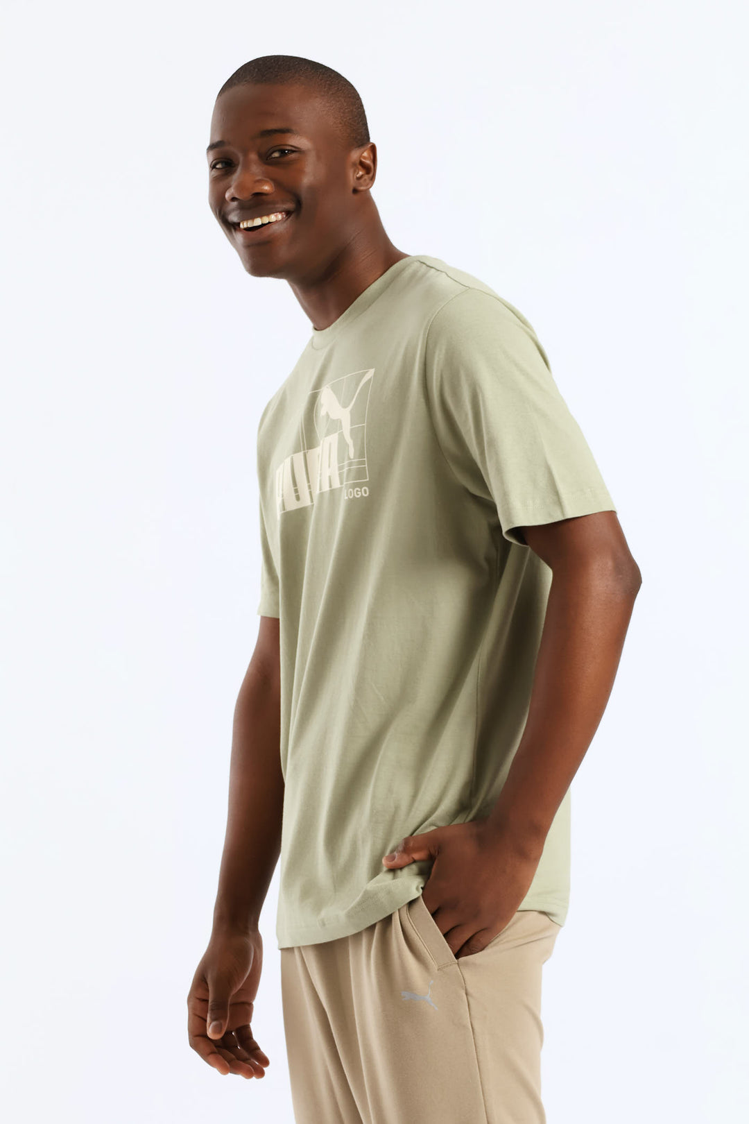 Graphic No.1 Logo Tee - Sage