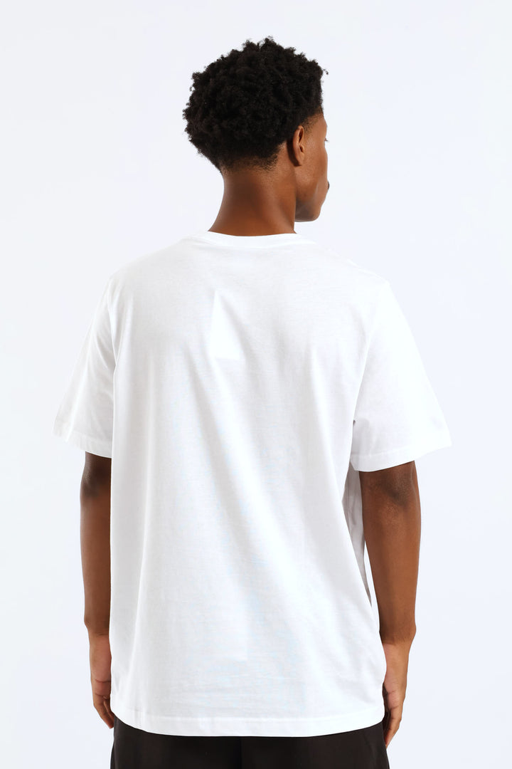 Graphic Photoprint Tee - White