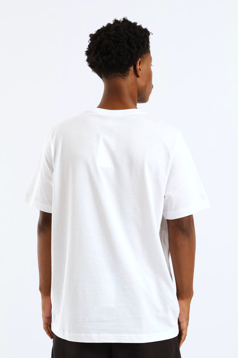 Graphic Photoprint Tee - White