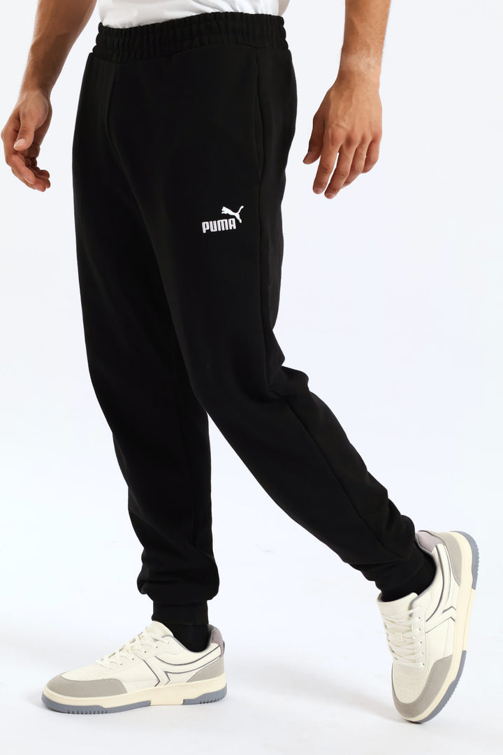 Essential No. 1 Logo Slim Sweatpants - Black