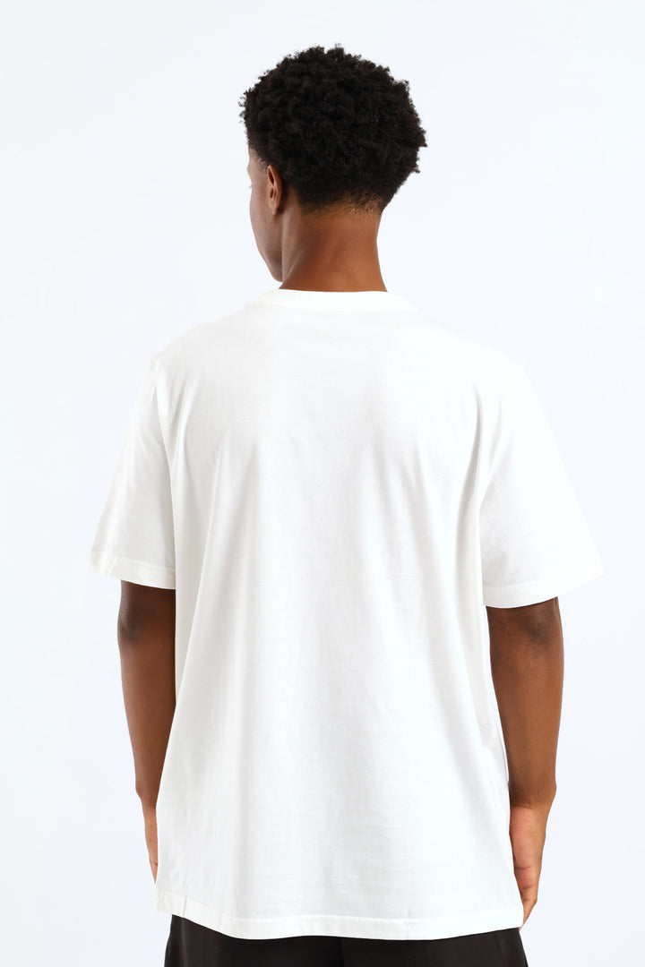 Graphic Small Box Tee - White