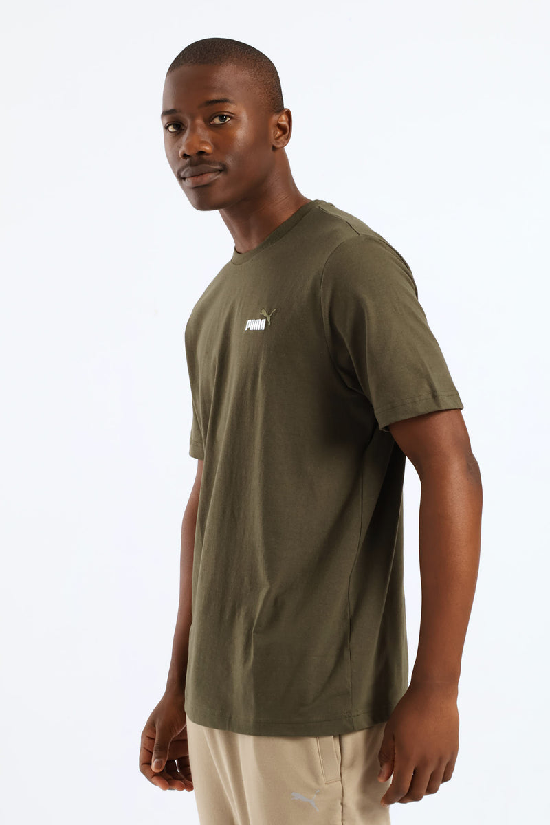 Essential 2 Color Small No. 1 Logo Tee - Fatigue