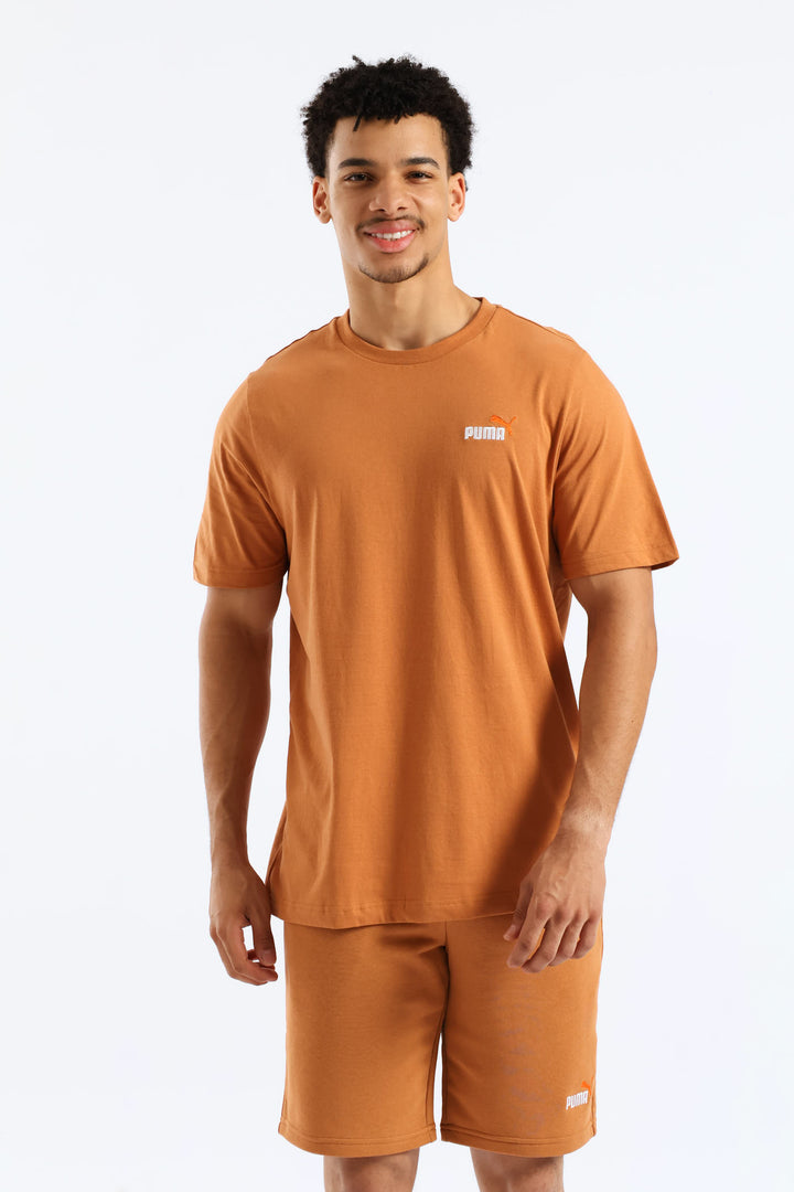 Essential Dual Color No. 1 Logo 10" Shorts - Dark Caramel