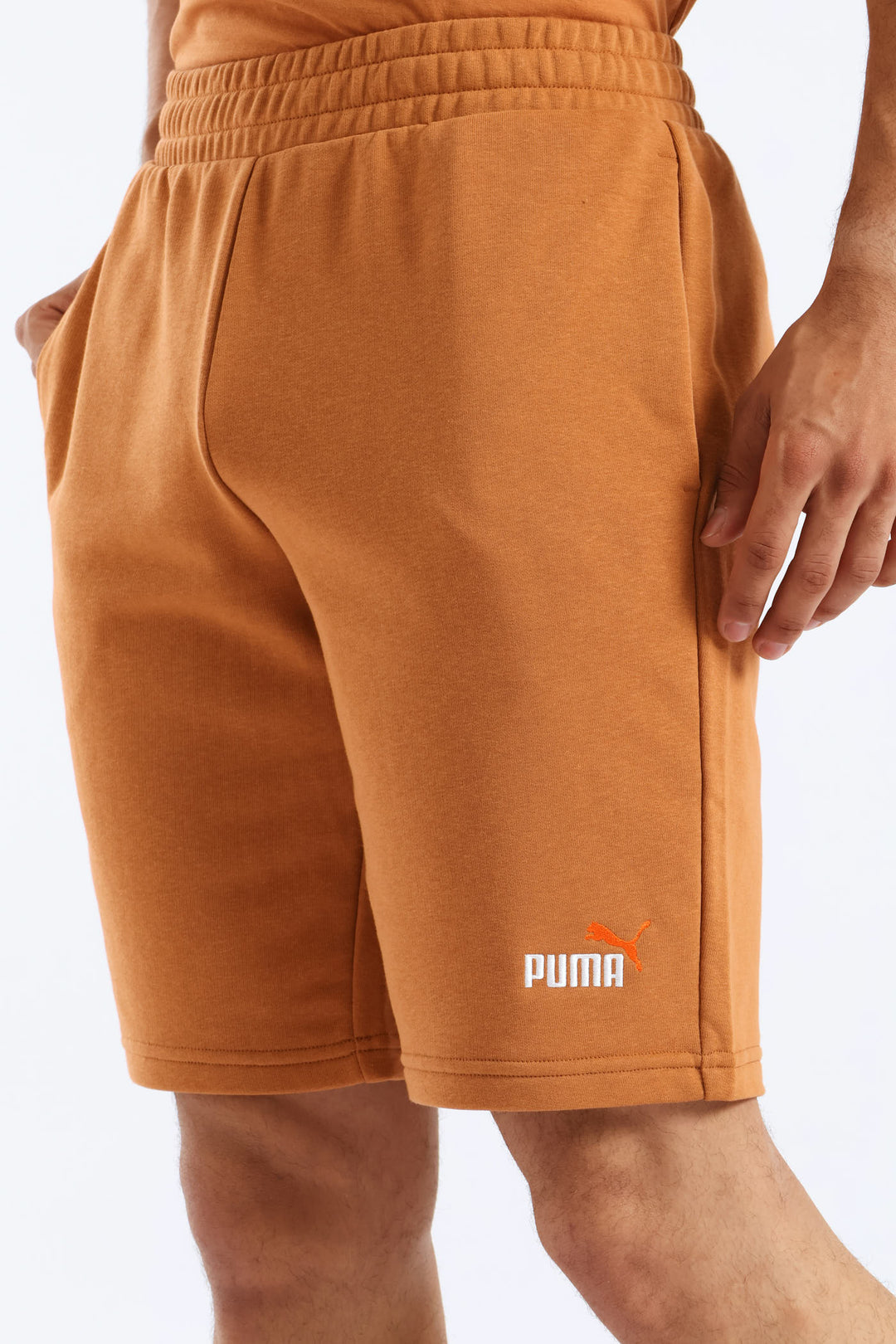 Essential Dual Color No. 1 Logo 10" Shorts - Dark Caramel