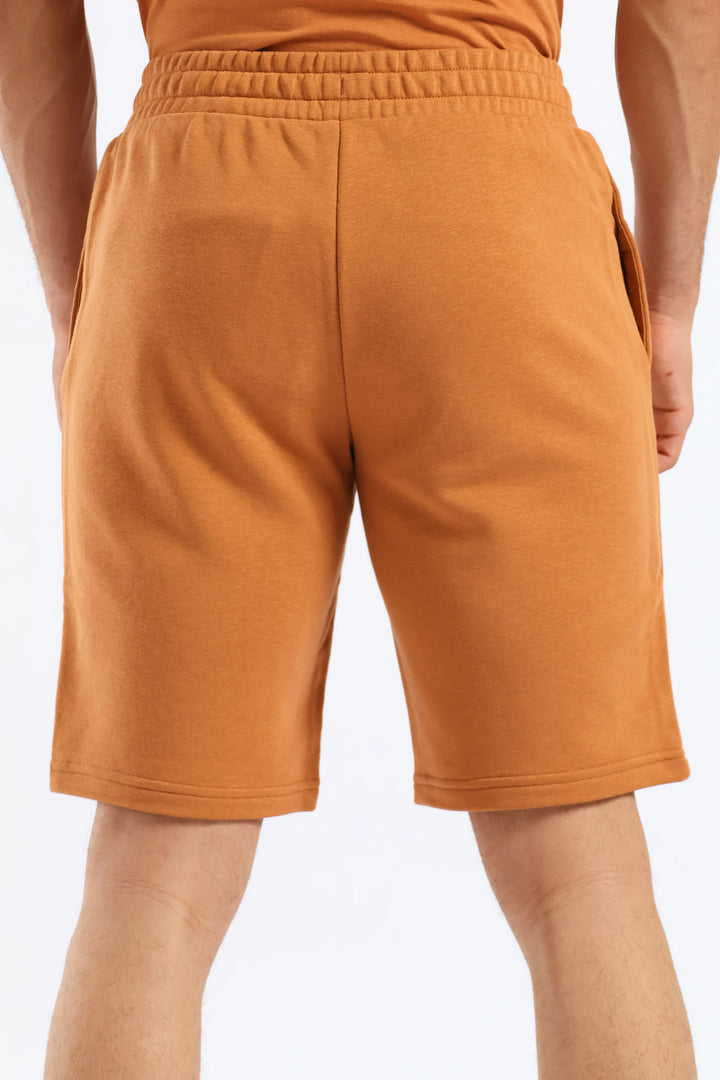 Essential Dual Color No. 1 Logo 10" Shorts - Dark Caramel