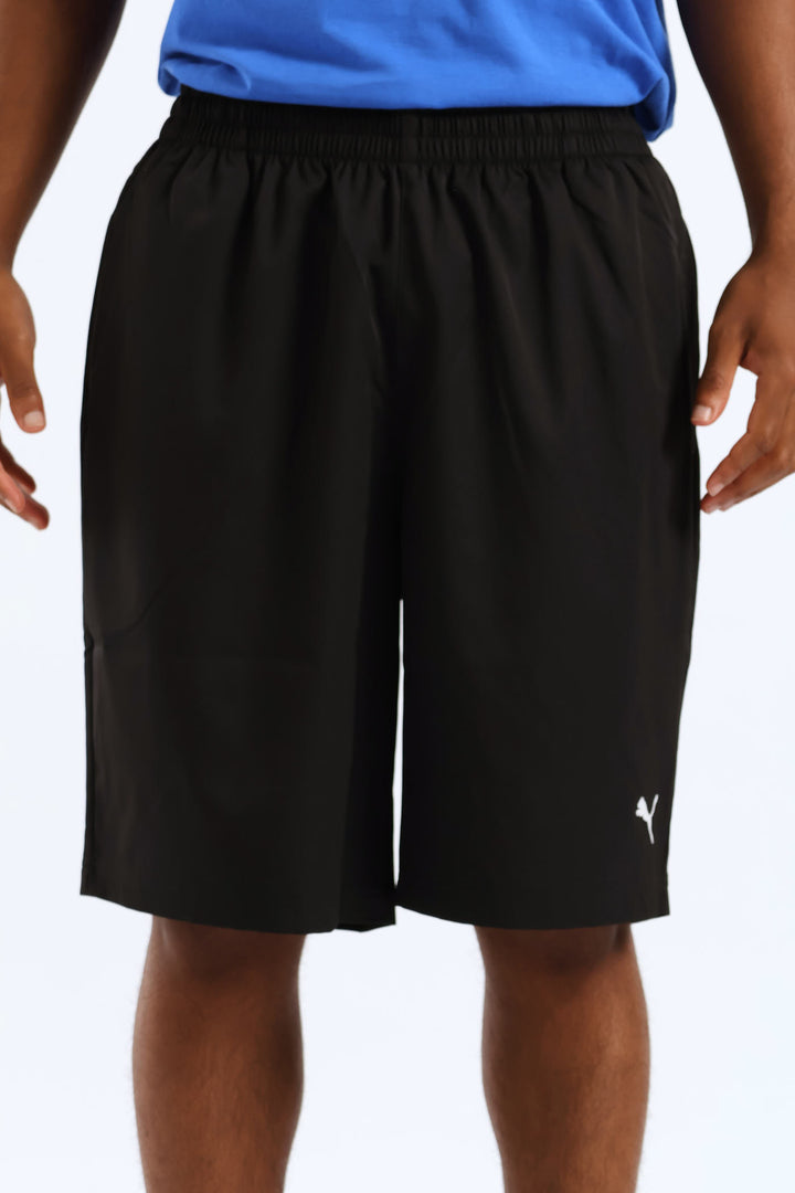 Essential Woven 9" Shorts - Black