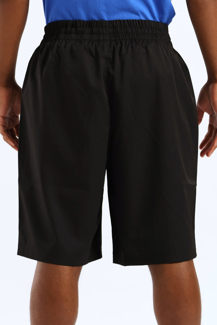 Essential Woven 9" Shorts - Black