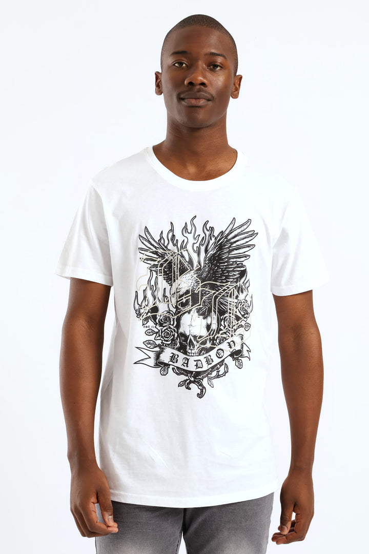 Death Skull Tee - White