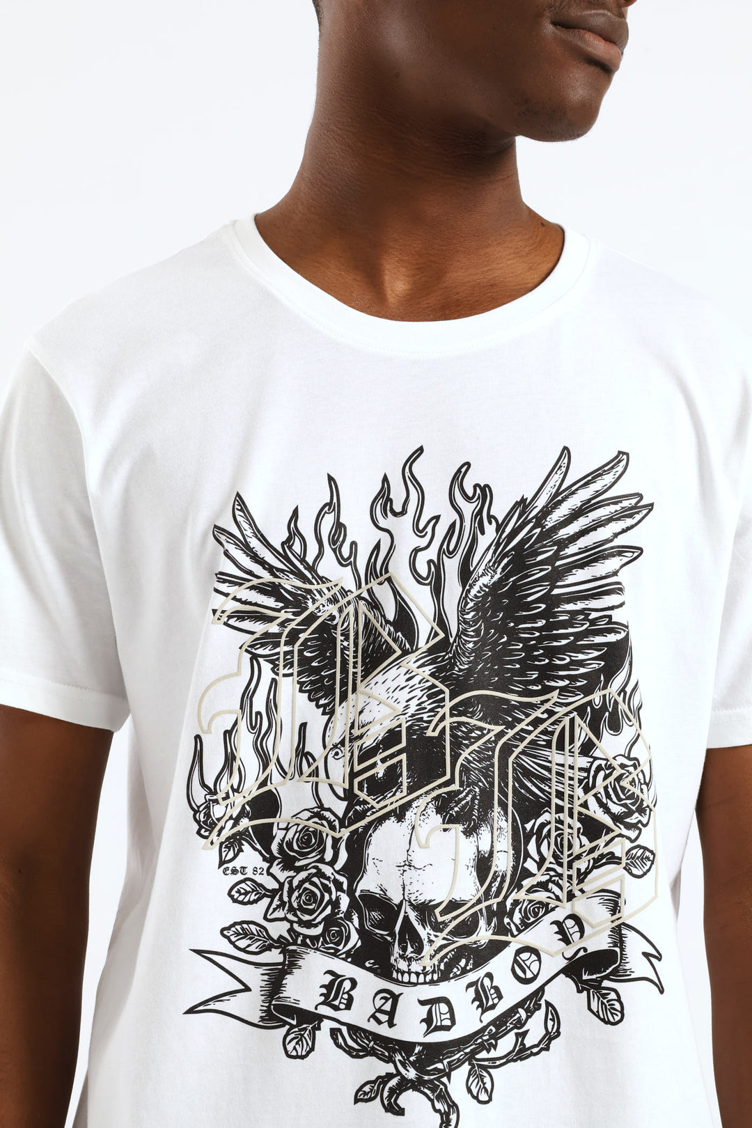 Death Skull Tee - White