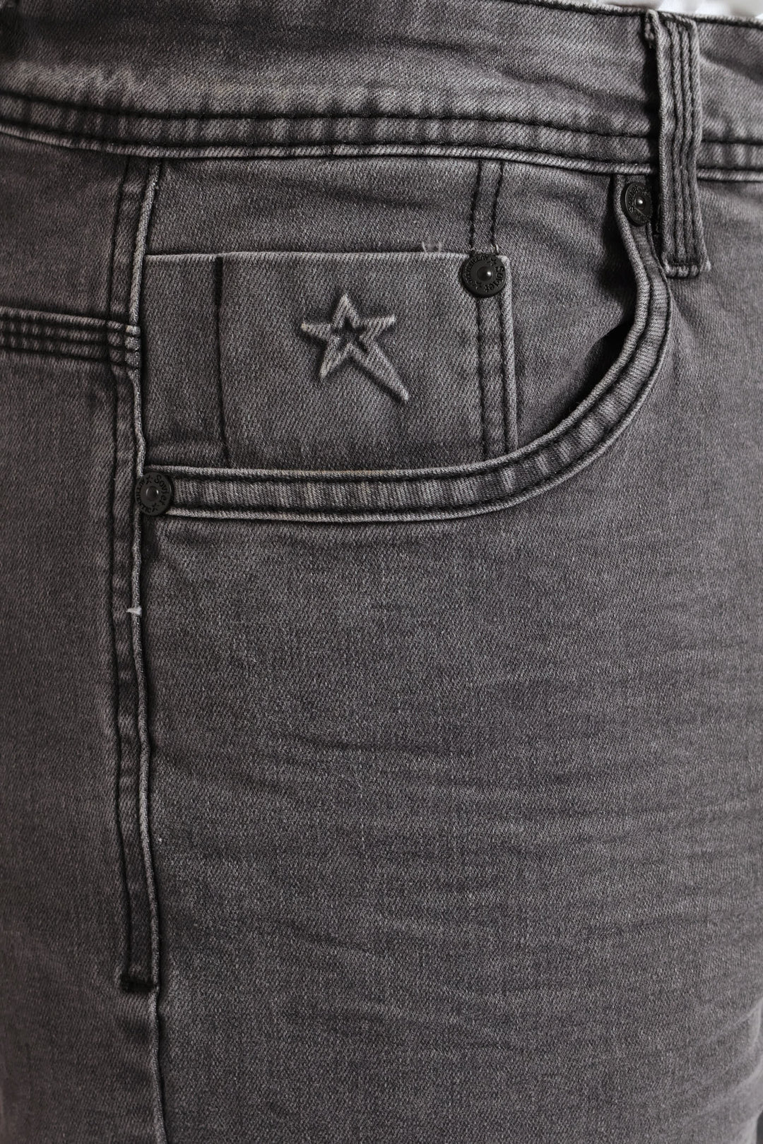 Terminator Straight Denim - Medium Grey