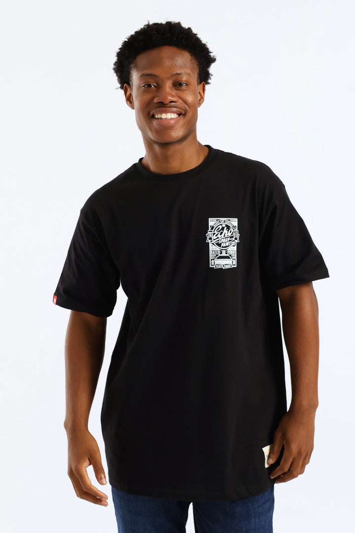 Spray Paint Tee - Black