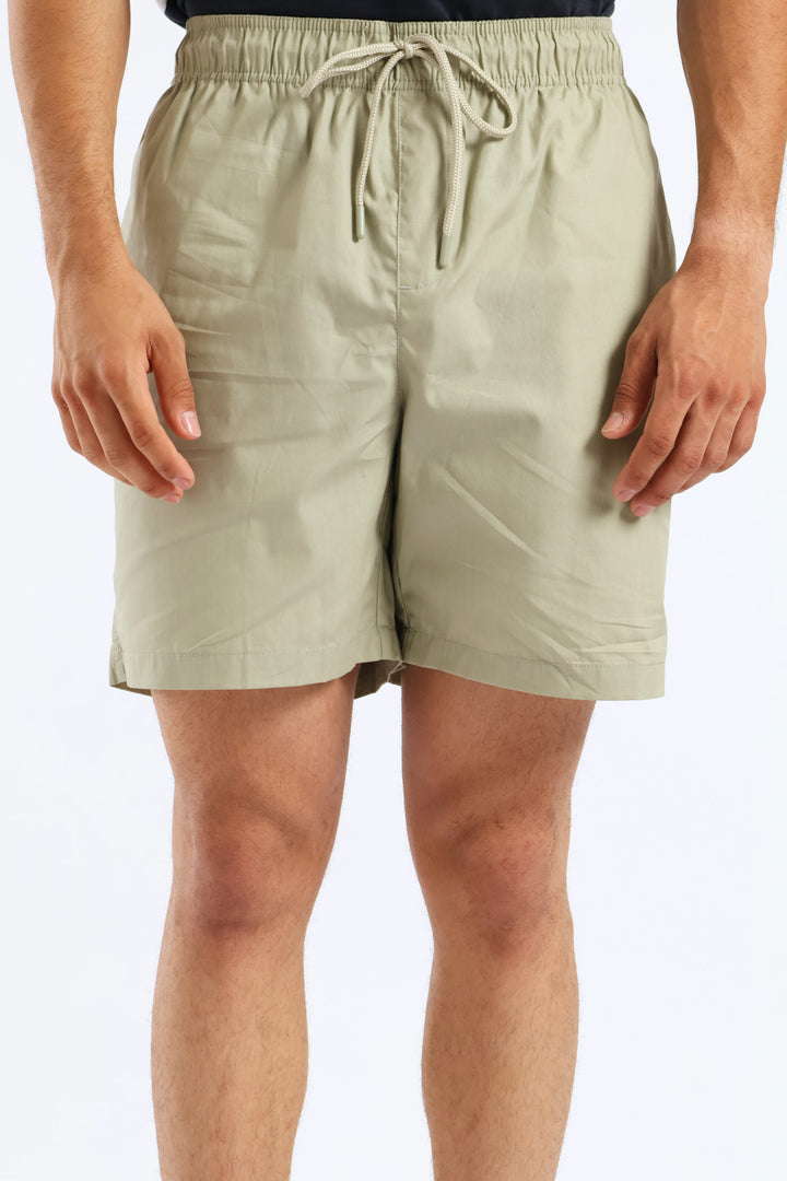 Basic Beach Shorts - Sage