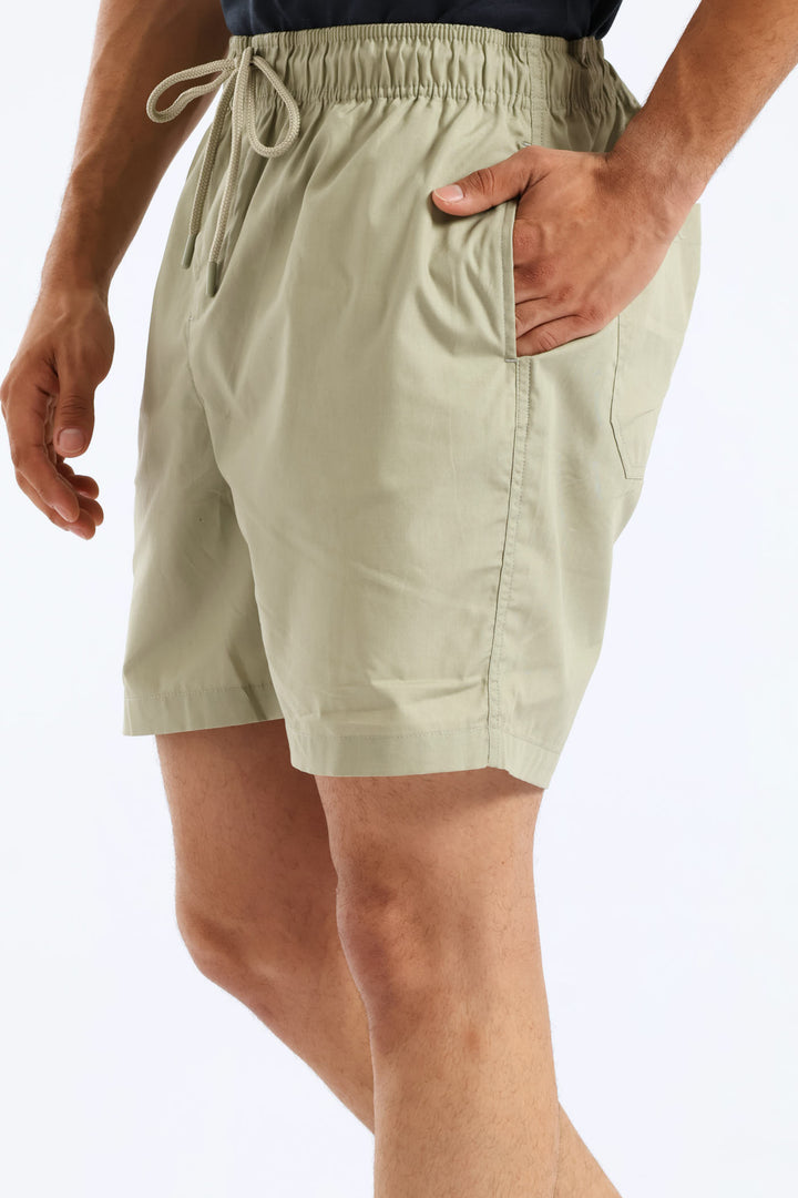 Basic Beach Shorts - Sage