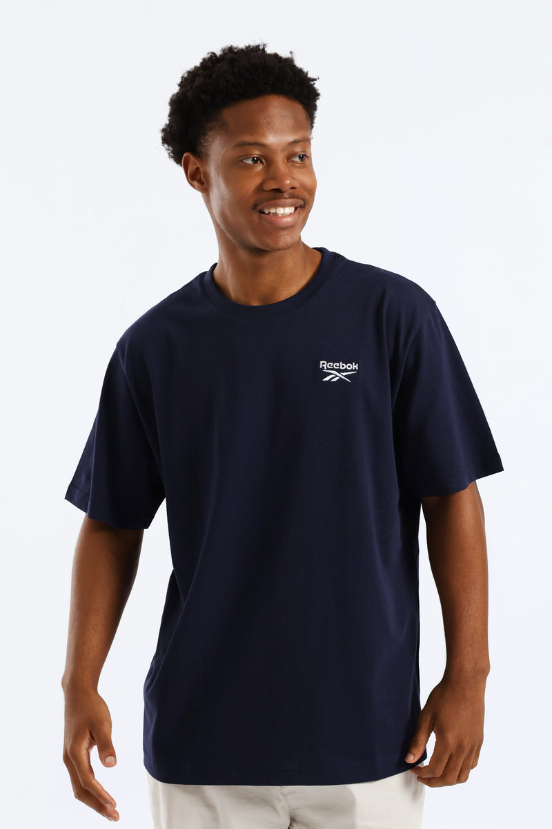 Harold Crewneck Tee - Navy