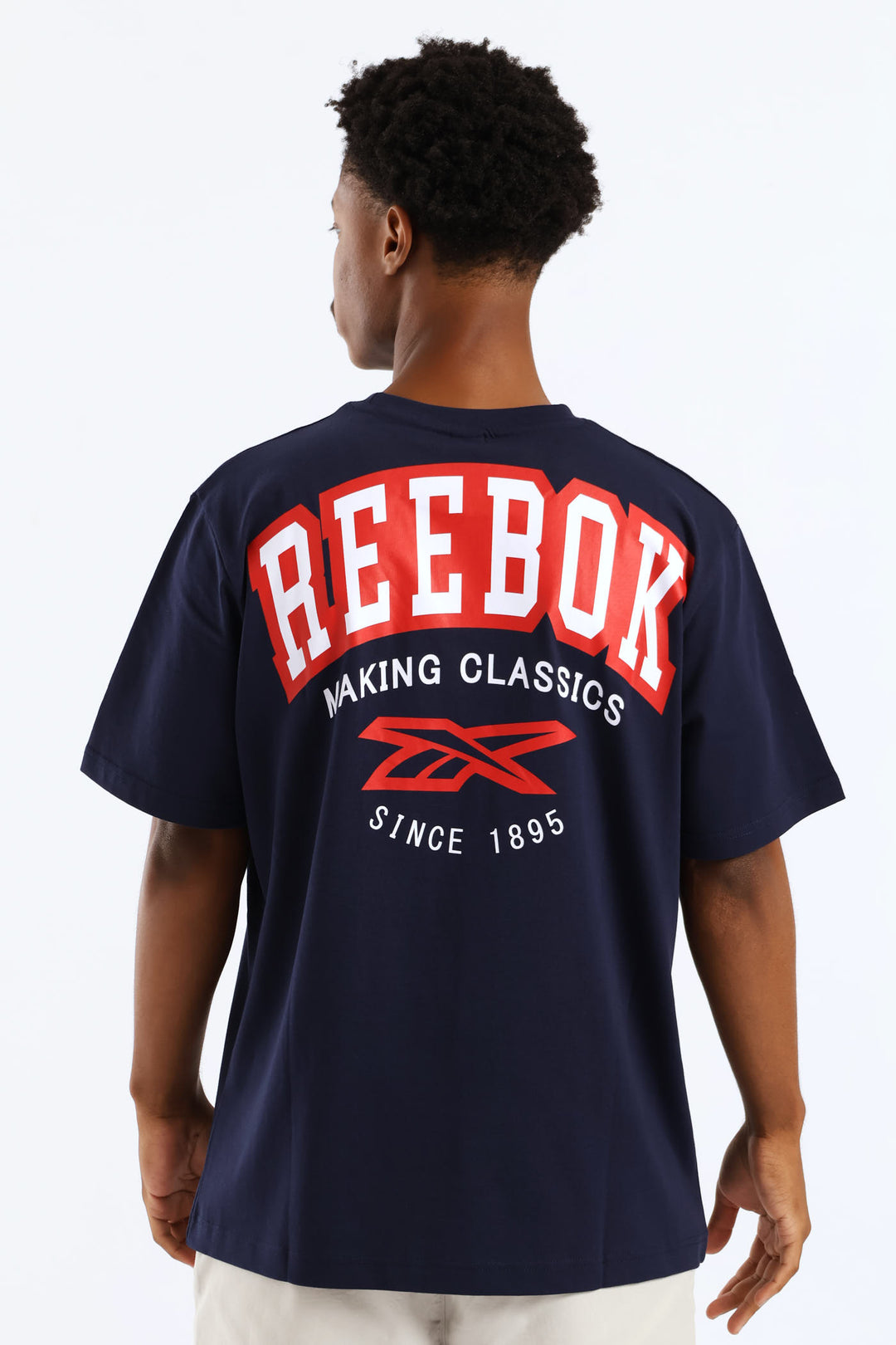 Harold Crewneck Tee - Navy