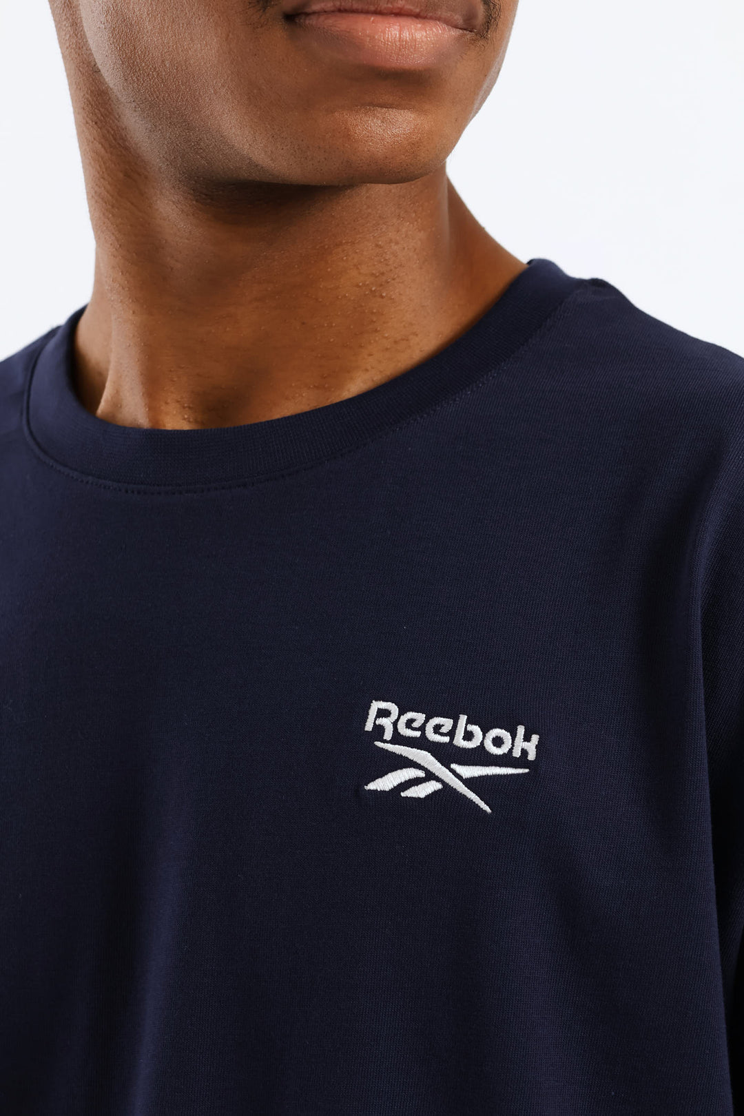 Harold Crewneck Tee - Navy