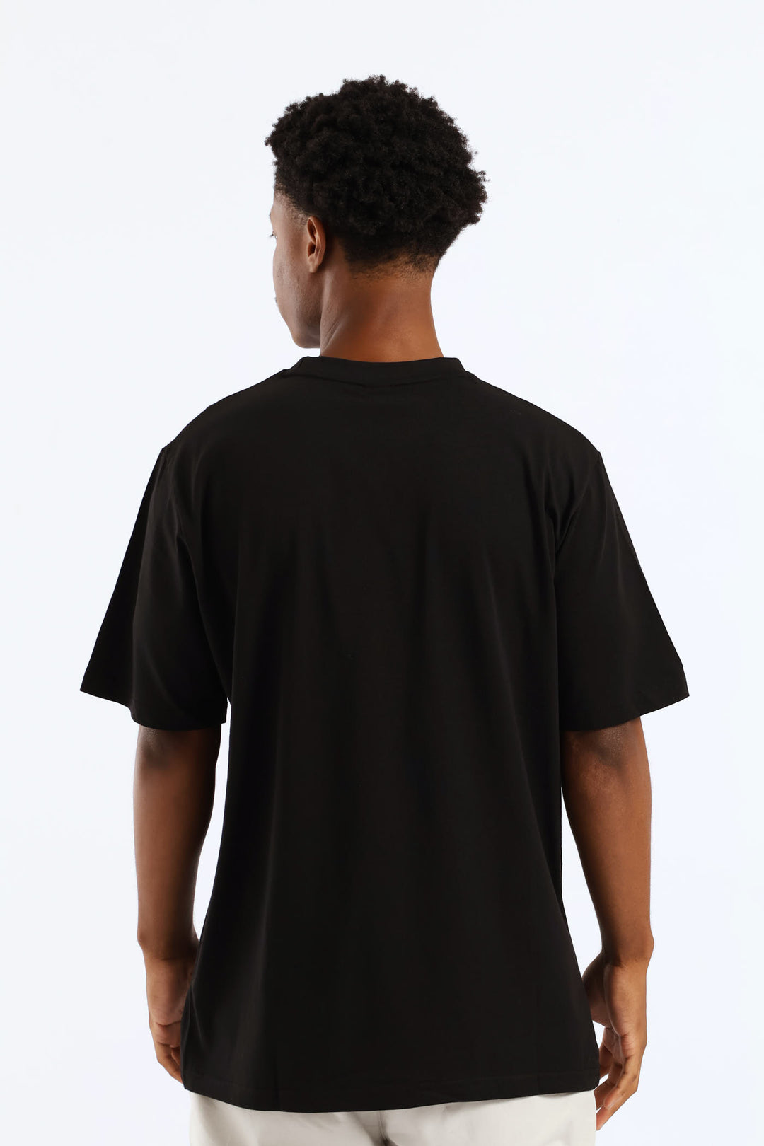 Adrian Crewneck Tee - Black