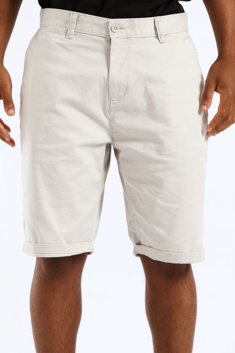 Chino Shorts - Light Stone