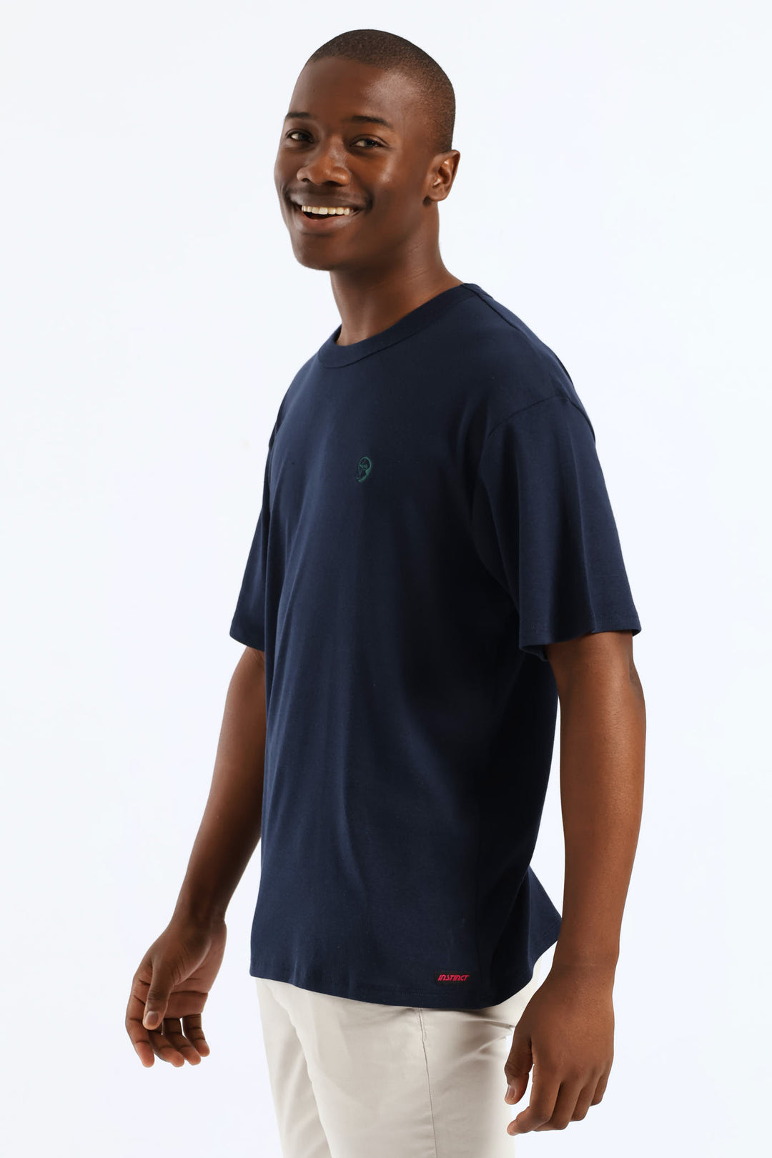 Rib Tee - Navy