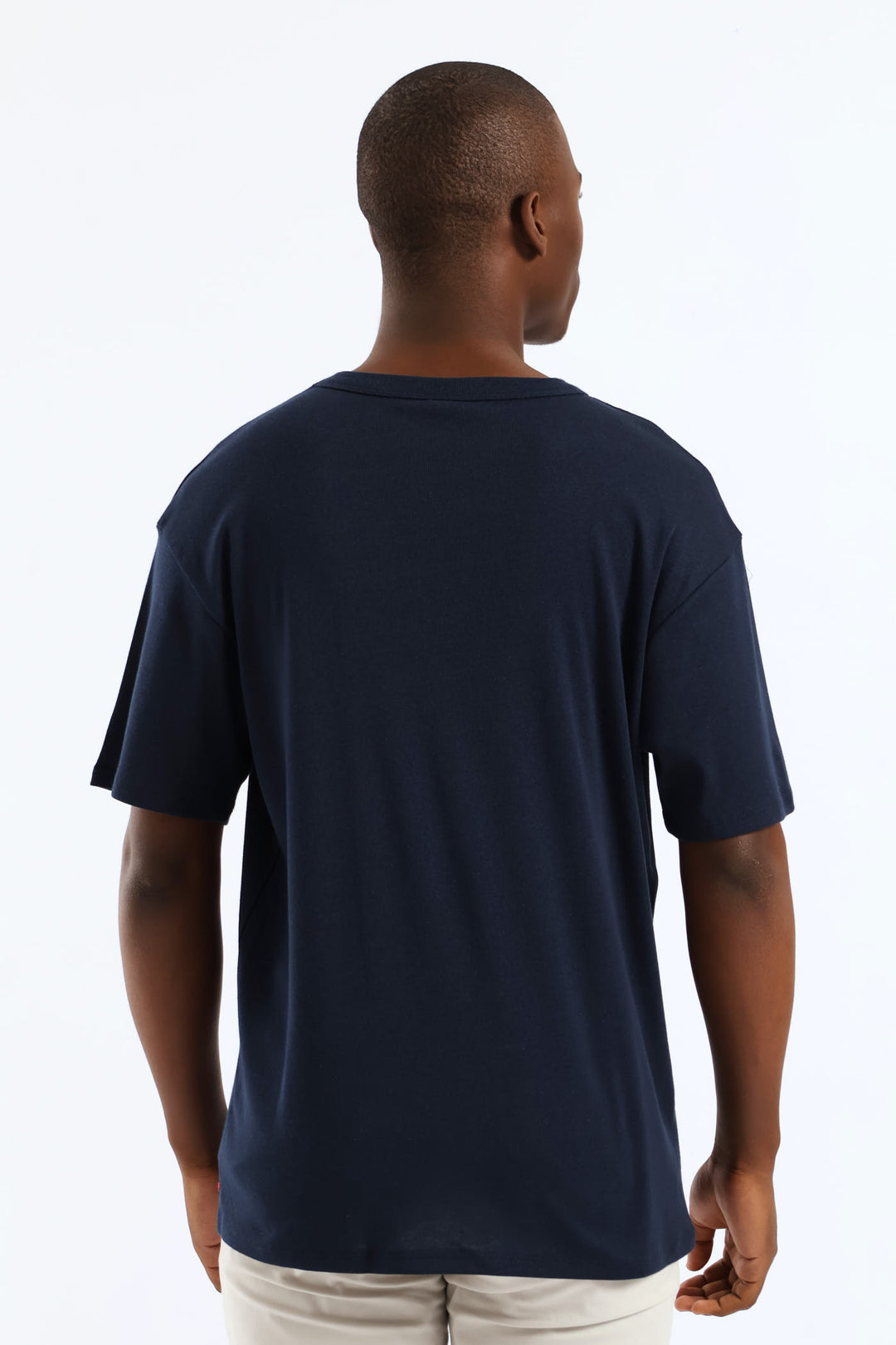 Rib Tee - Navy
