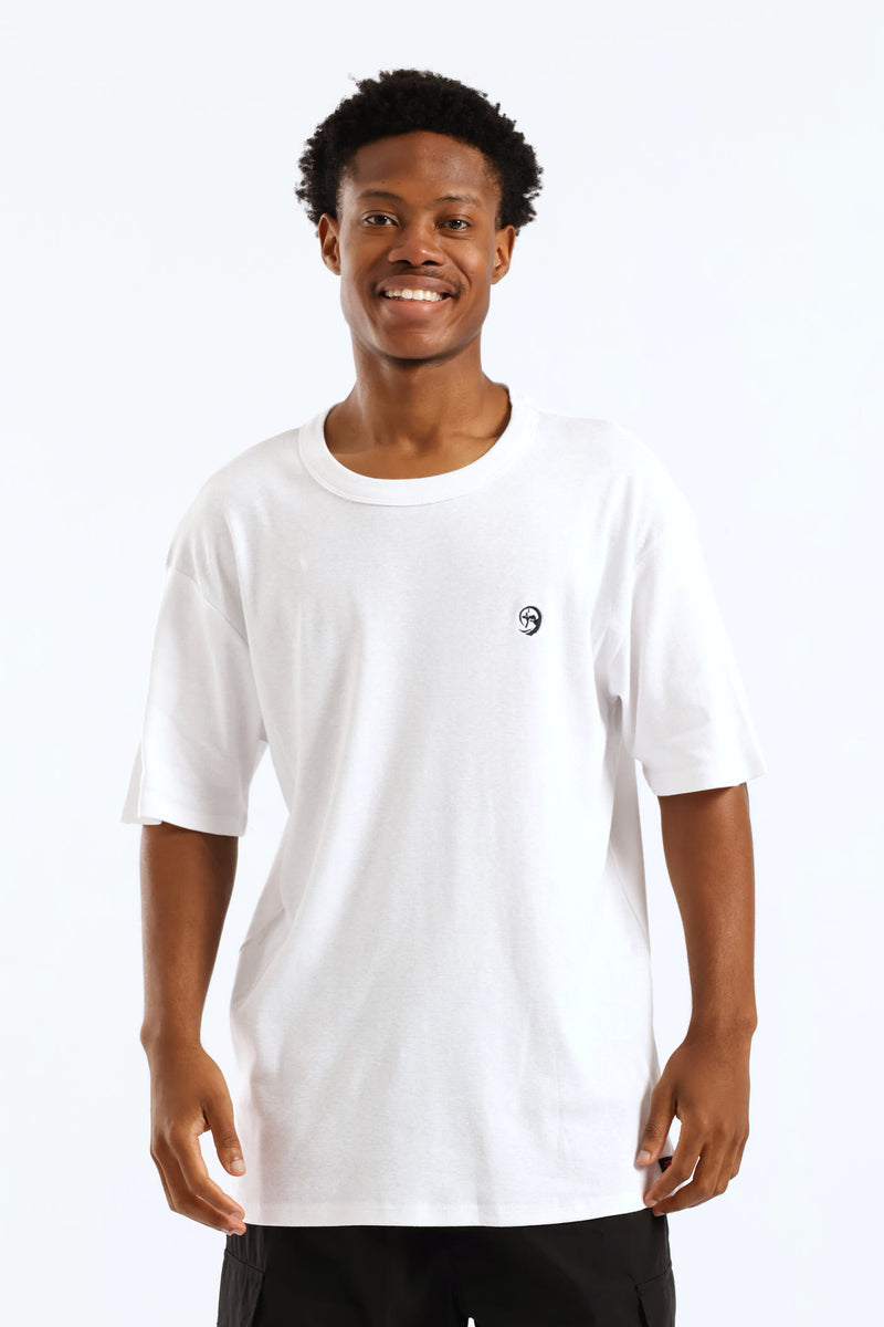 Rib Tee - White