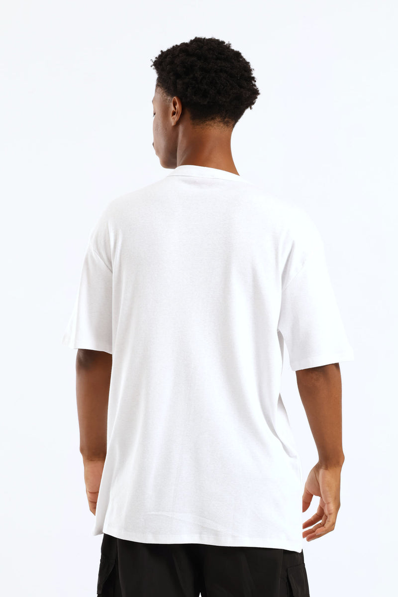 Rib Tee - White