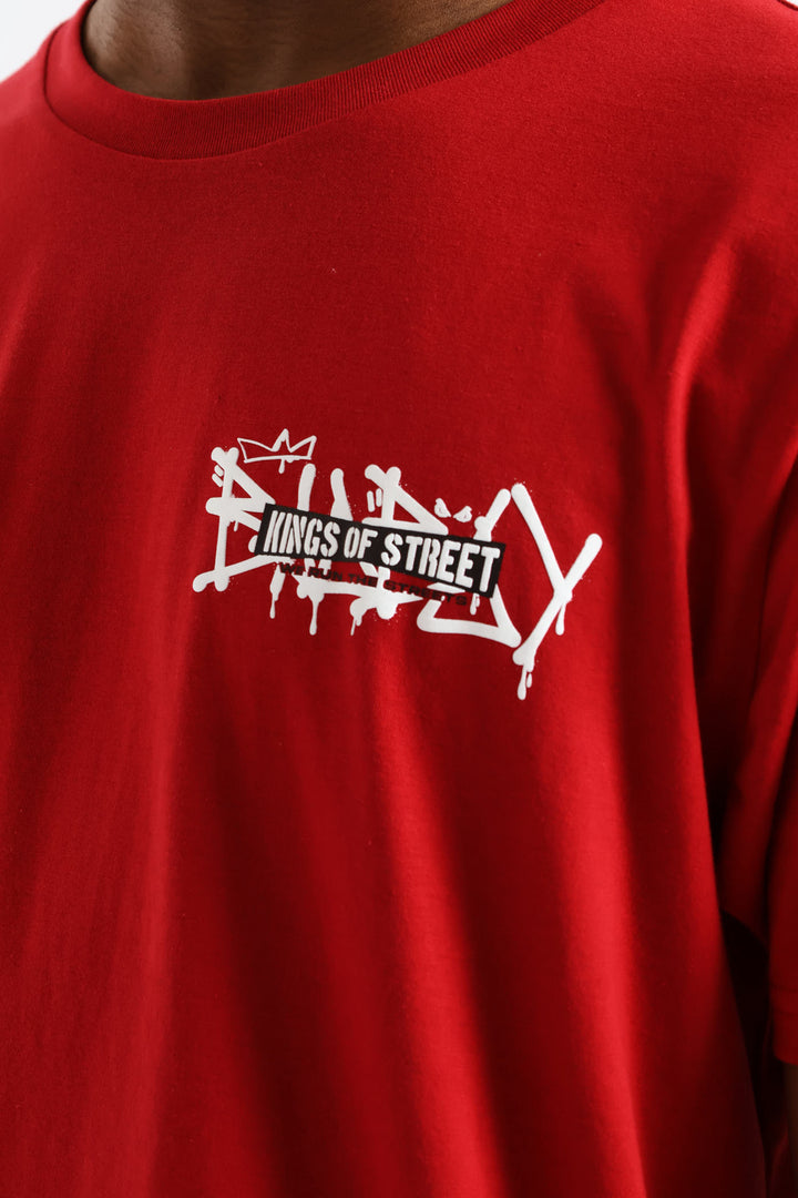 King Of The Streets Tee - Red