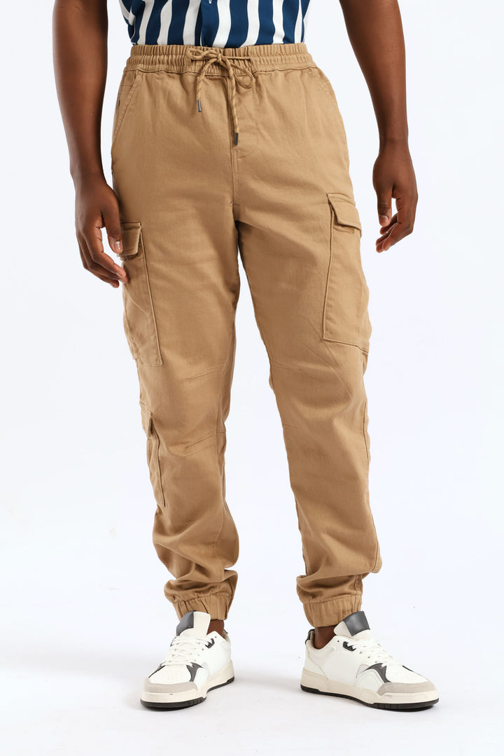 Knit Cargo Jogger - Khaki